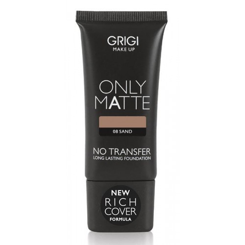 MAKE-UP ONLY MATTE NEW RICH COVER FORMULA FOUNDATION - 08 SAND
